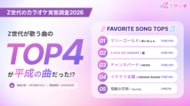 Z世代カラオケランキング発表！TOP4は平成曲が占める結果に