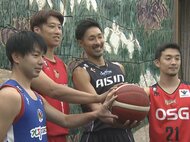 Bリーグ30日開幕…愛知に本拠地置く4チームの主将が知事を表敬訪問 知事「競り合う事で盛り上げて」
