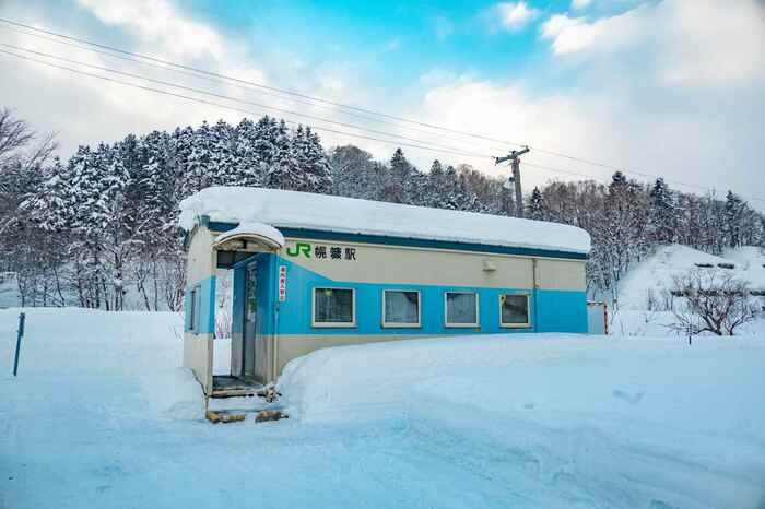 幌糠駅（2023年1月撮影）