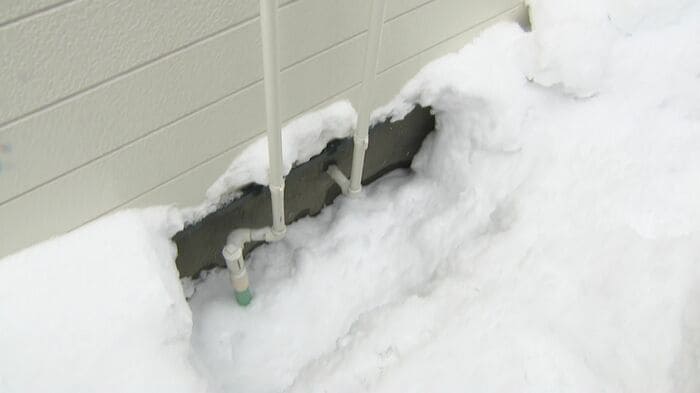 付近の住宅のガス設備