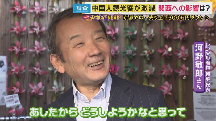 レンタル着物店の店主