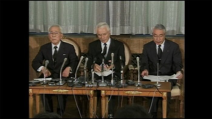侍医、皇太后宮大夫、宮内庁長官による会見