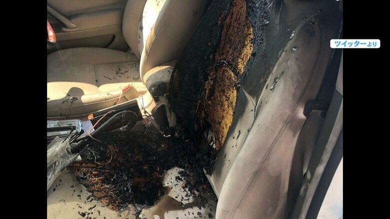 【独自取材】車内に置いたモバイルバッテリーから発火か　猛暑の新たな危険性…専門家「ものの置き忘れに注意」