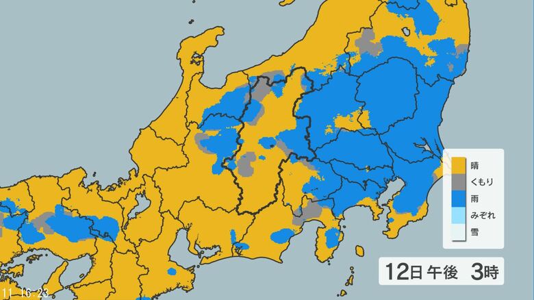 関東甲信地方で6月12日昼前から夜遅くにかけ大気の状態が非常に不安定　落雷や竜巻などの激しい突風、局地的な激しい雨、降ひょうに注意　（11日午後3時58分、気象庁の発表）｜FNNプライムオンライン
