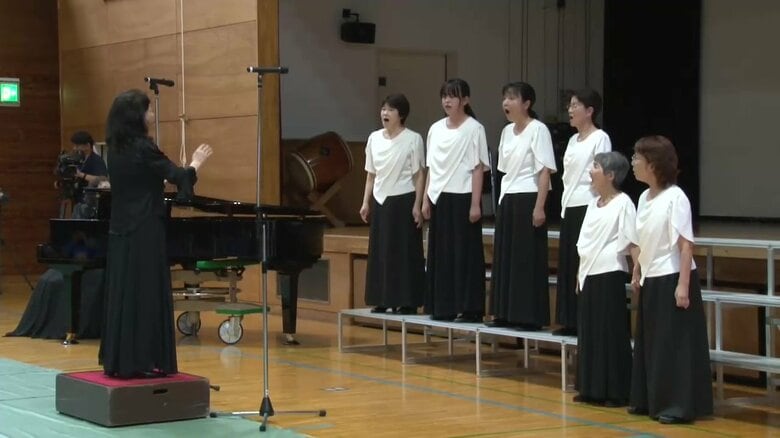 艦砲射撃から80年　悲劇題材の合唱曲コンサート　岩手・釜石市の中学校｜FNNプライムオンライン