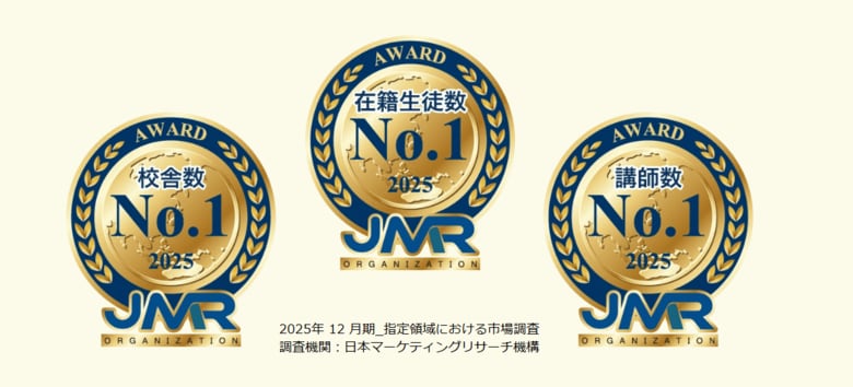 【韓国語ならK Village】「在籍生徒数」「校舎数」「講師数」の3部門において、2年連続で『業界第一位』に認定！