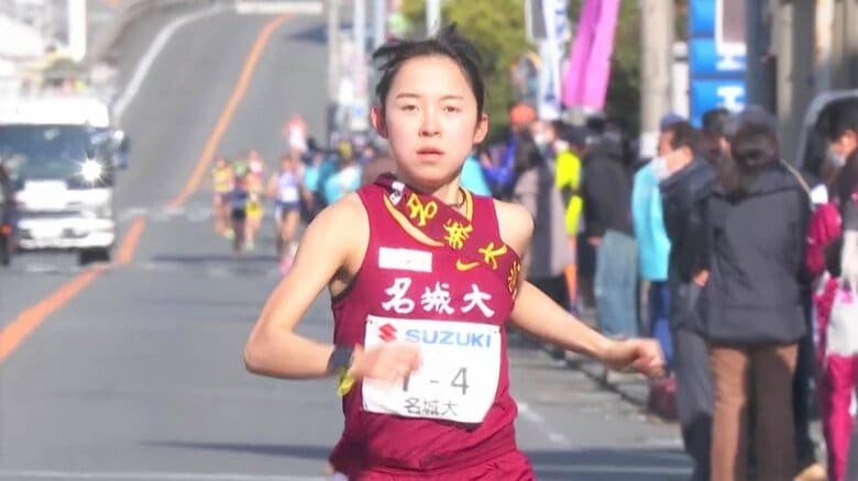大会６連覇を狙う名城大学の大黒柱・増渕祐香選手