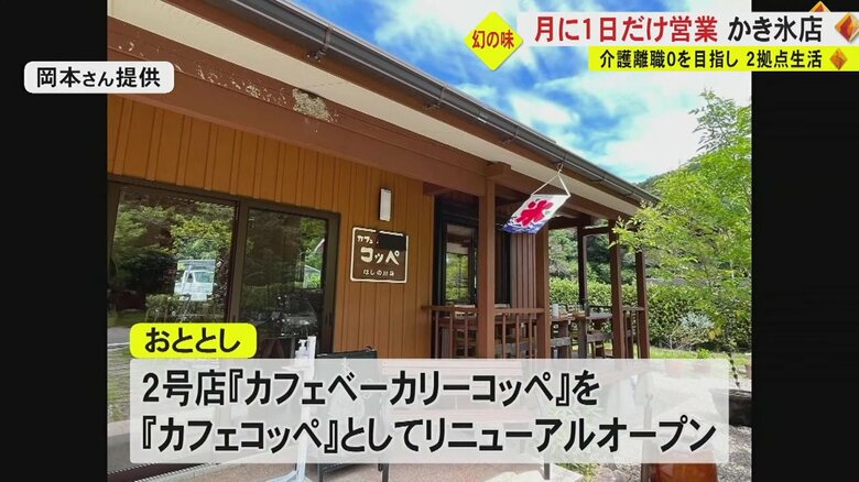 喫茶店「カフェコッペ」としてオープン