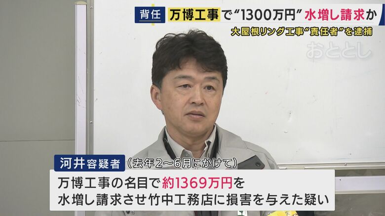 「竹中工務店」万博工事現場責任者が逮捕