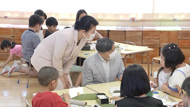 子ども達と触れあわれた　5月21日