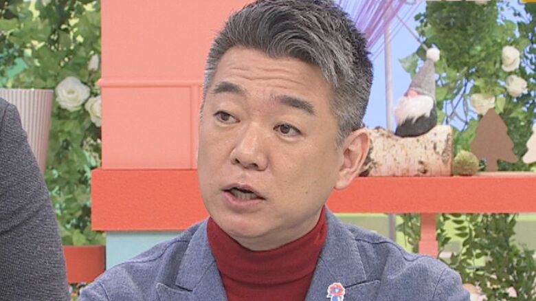 橋下徹さん 関西テレビ「旬感LIVE とれたてっ！」より