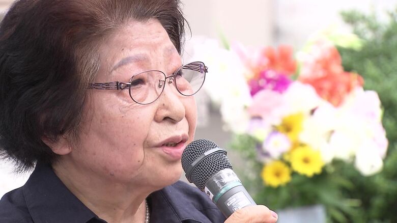 被爆者の高齢化の中で金子さんは語り続ける