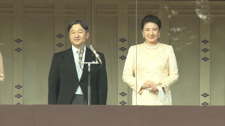 コロナの影響で21年の新年一般参賀は中止された(画像は20年の新年一般参賀）