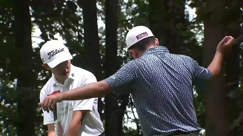 高校生を指導する米澤蓮プロ