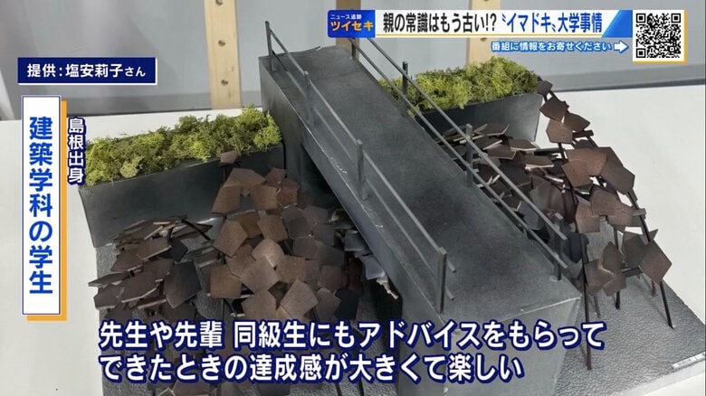 建築学科の学生による課題作品