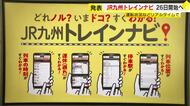 「JR九州トレインナビ」1月26日サービス開始　列車の運転状況などリアルタイムで確認　英語・韓国語・中国語にも対応