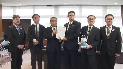 「四国新幹線」導入に向けた早期整備など求め四国新幹線整備促進期成会会長と４県知事らが国に要望【香川】