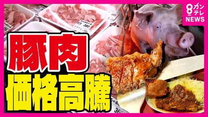 「豚肉ショック」家計の味方“豚肉”にも物価高　輸入するエサが高騰　牛や鶏も値上がりの懸念「もう牛肉は手が出せないとか…」