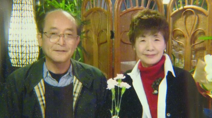 小林勝さんと亡くなった妻の節子さん(提供写真)
