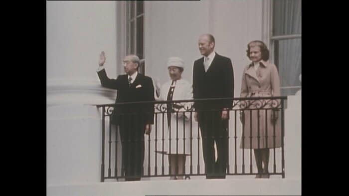 訪米した昭和天皇と香淳皇后 フォード大統領夫妻(当時)と(1975年)