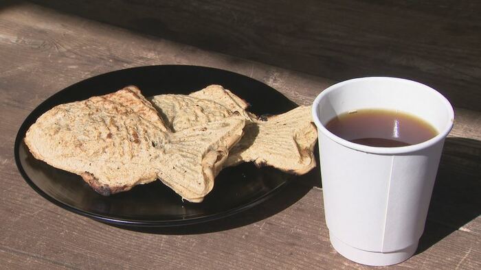 たい焼きとコーヒー