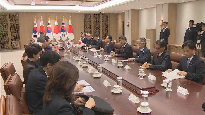 韓国で行われた日韓首脳会談(2023年5月)