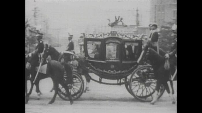 昭和3(1928)年 昭和天皇 即位の礼で使われた儀装馬車1号