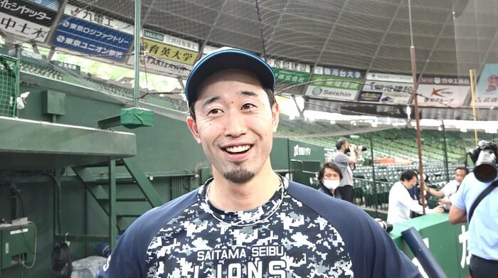 源田復帰を喜ぶ外崎