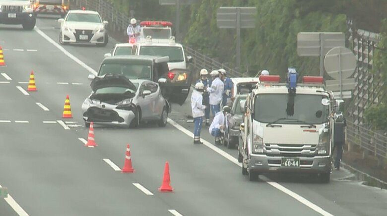 【速報】東北自動車道で車６台が関係する事故　５人がけが　東北道下り線の大和ＩＣ・古川ＩＣ間が通行止め｜FNNプライムオンライン