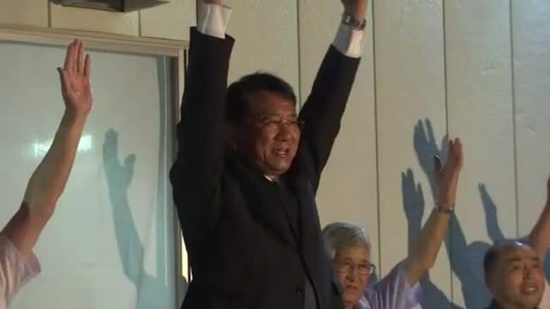 田野畑村長選　現職の佐々木靖氏が再選　元村長に364票差　岩手県｜FNNプライムオンライン