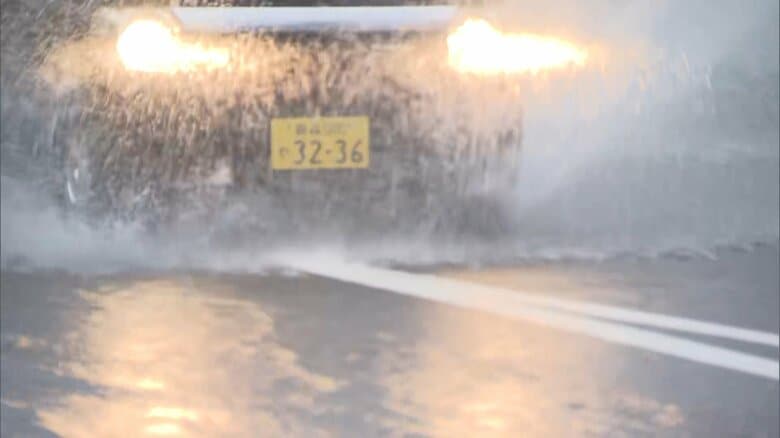 青森市内で冠水被害　前線の影響で東北地方の激しい雨は夕方まで続く見込み｜FNNプライムオンライン