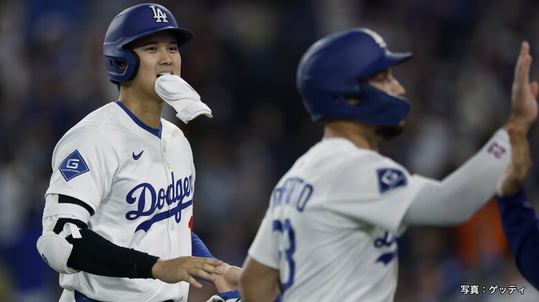 「ジャパニーズヘリテージナイト」大谷翔平ヒットに盗塁と躍動！37打席ホームランなしに覆面解説員「ボール捉える位置ズレている」｜FNNプライムオンライン