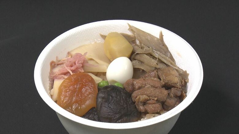 パルプ製の弁当も販売
