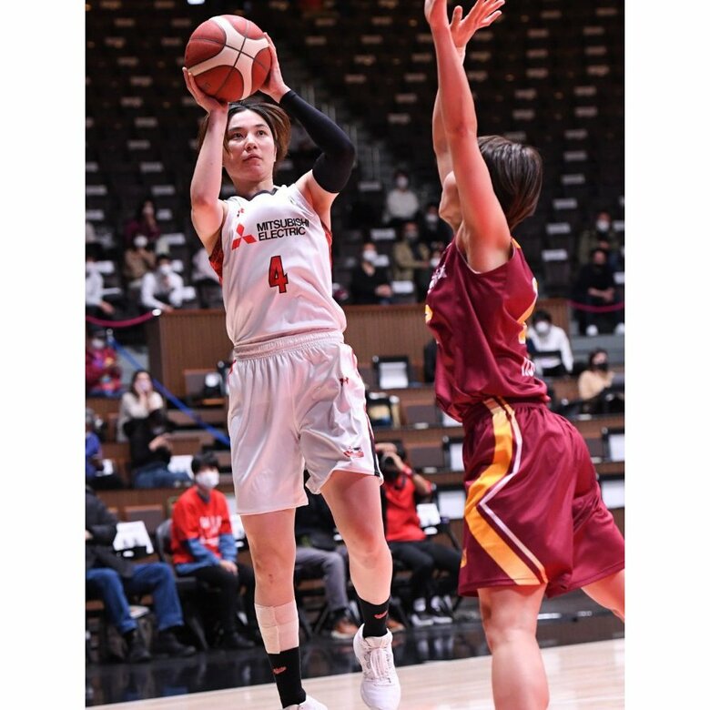 3ポイントシュートで追い上げた根本葉瑠乃選手