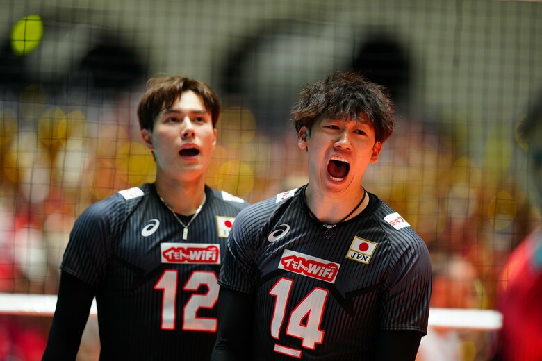 セルビア戦 髙橋藍15得点 石川祐希14得点