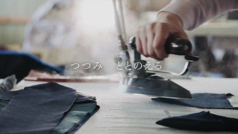 製造の様子（提供：笏本縫製）