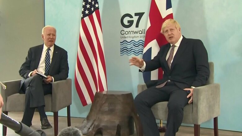 アメリカのバイデン大統領はＧ7サミットに一番乗り