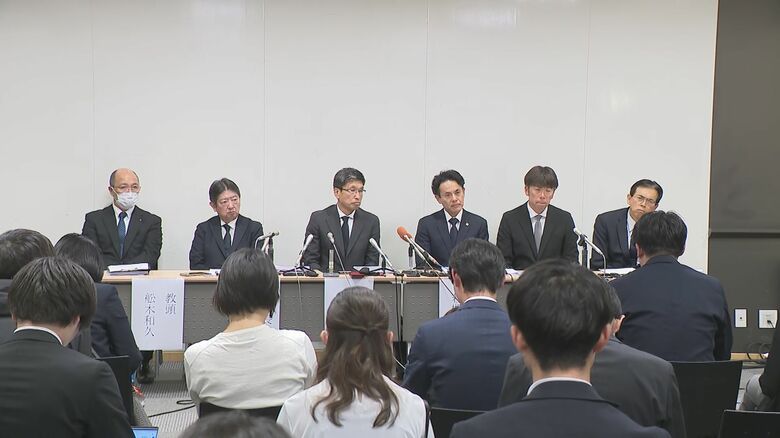 北越高校の会見