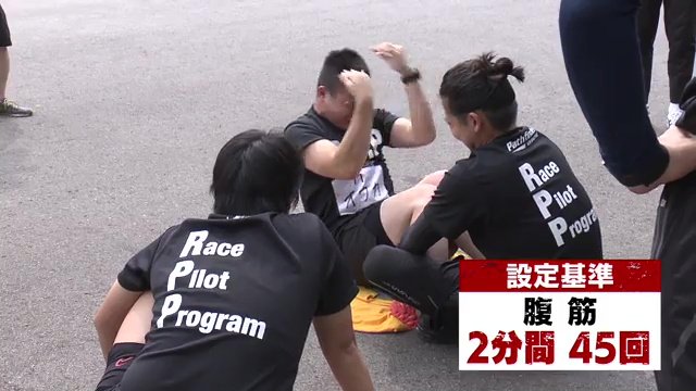 提示された基準を1つでも達成できなければそこで脱落