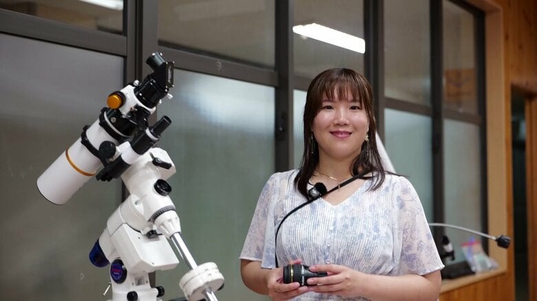 「星空学校」を作るのが夢、と語る岡野さん