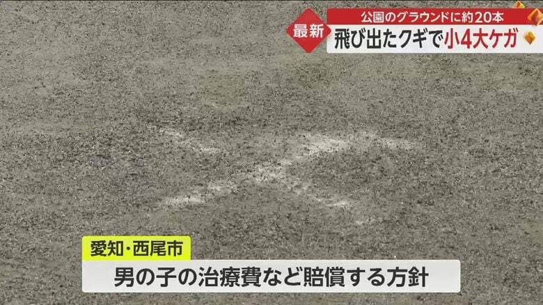 利用者が目印として打ち込み、取り除かなかったとみられる