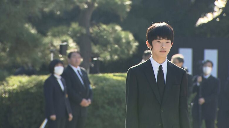 豊島岡墓地に到着した悠仁さま　11月26日