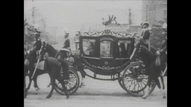 昭和3（1928）年　昭和天皇　即位の礼で使われた儀装馬車1号