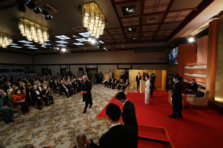 ヴィム・ヴェンダース監督　第33回高松宮殿下記念世界文化賞・授賞式典 © 日本美術協会／産経新聞