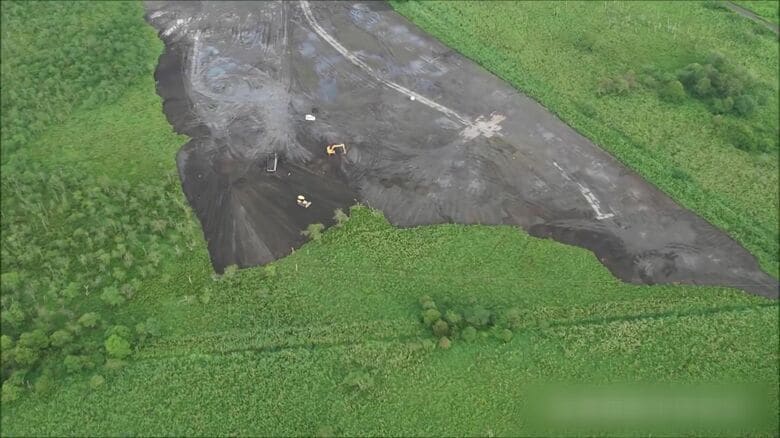 釧路市内のメガソーラー建設予定地（猛禽類医学研究所）