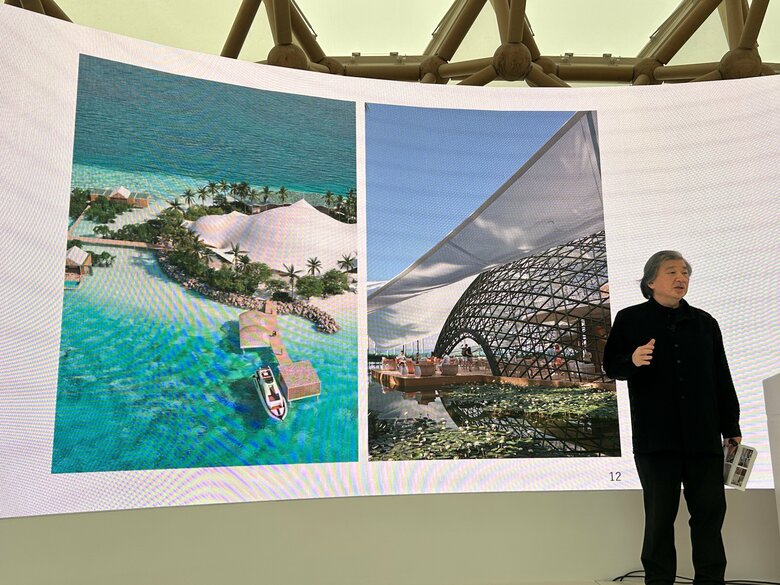 モルディブのリゾートホテルに移築！