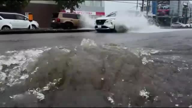 【速報】函館市で雨強まる_道路が一部冠水_今後も雨雲の動きに注意〈北海道〉