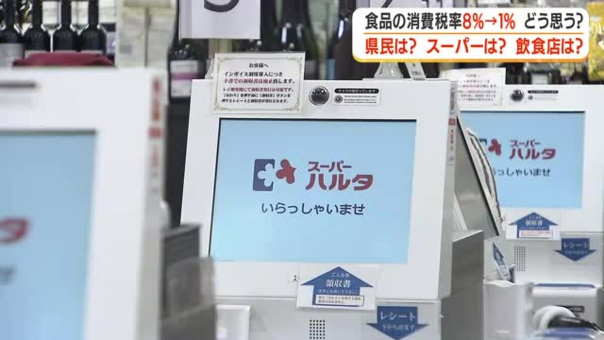 食品の消費税率8%→1% どう思う? スーパーや飲食店の反応