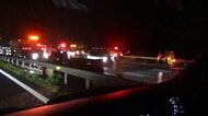 「雨でスリップして追突された」東北道で車3台の衝突事故　女性1人死亡、男女3人軽傷