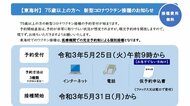 茨城・東海村 5月25日より75歳以上の高齢者のワクチン個別接種の予約開始